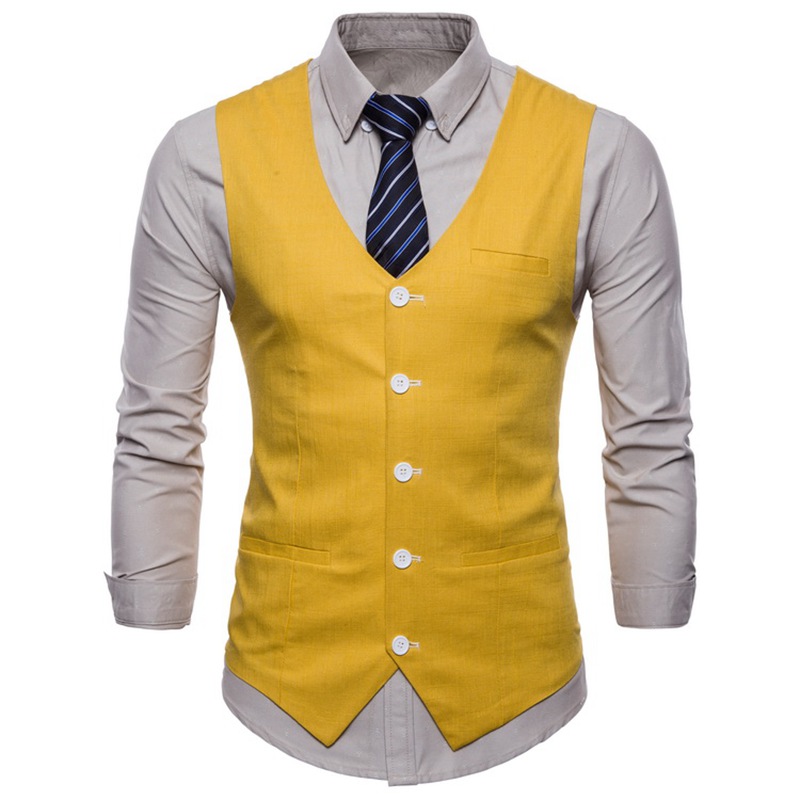 100% Poliester Woven Vest / Waistcoats