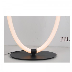 Lampă de masă LED cu tub oval acrilic