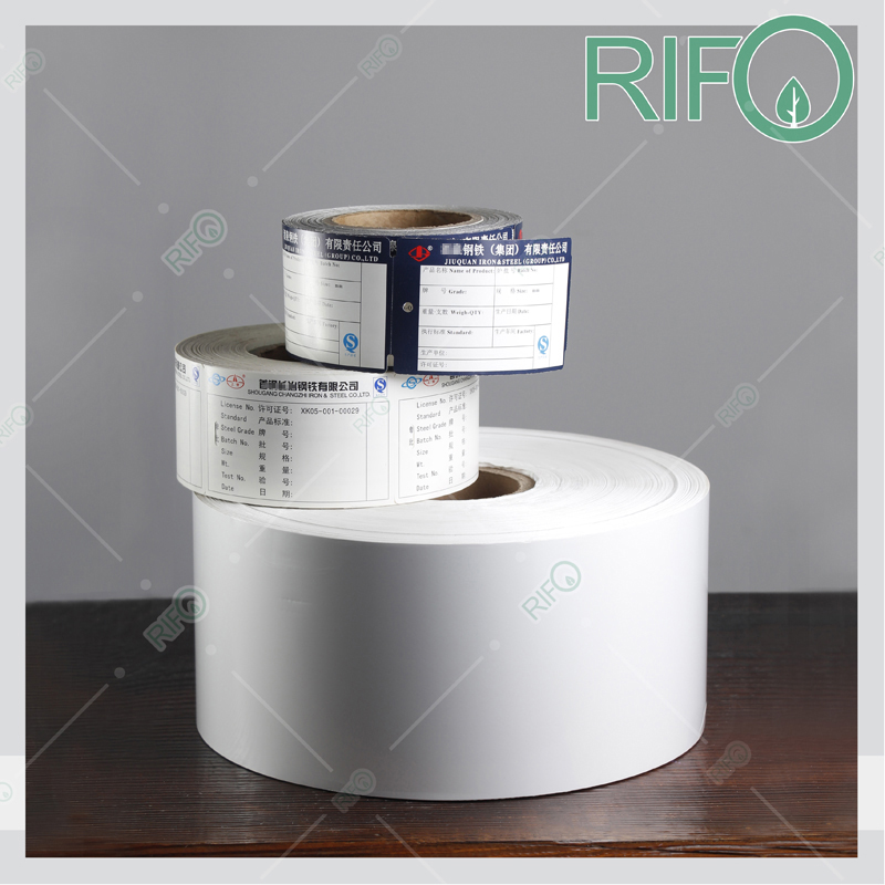 Etichete Rifo pentru protecție la temperatură ridicată, bară de oțel Etichetă de agățare Materiale prime