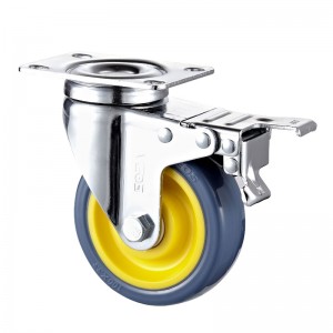 Proces mediu - Carcasă cromată cu roată Orange TPE 1