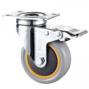 Mediu de lucru - Carcasă cromată cu roată Orange TPE2