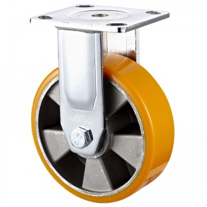 Heavy Duty - Carcasă cromată cu roată neagră TPE2