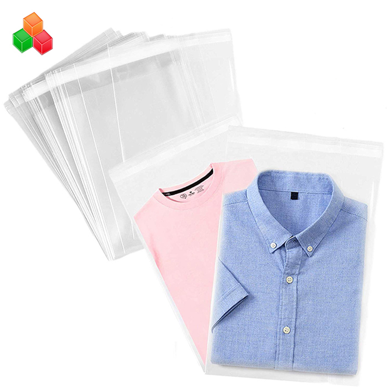 personalizate puternice transparente autoadezive etanșare îmbrăcăminte din plastic sac de ambalare opp pungi din plastic pentru îmbrăcăminte / tricou / gustare