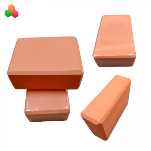 Furnizare din fabrică memorie de înaltă calitate eva blocuri gofrate logo OEM yoga exercitare bloc de imprimare eco spumă fot training de sănătate