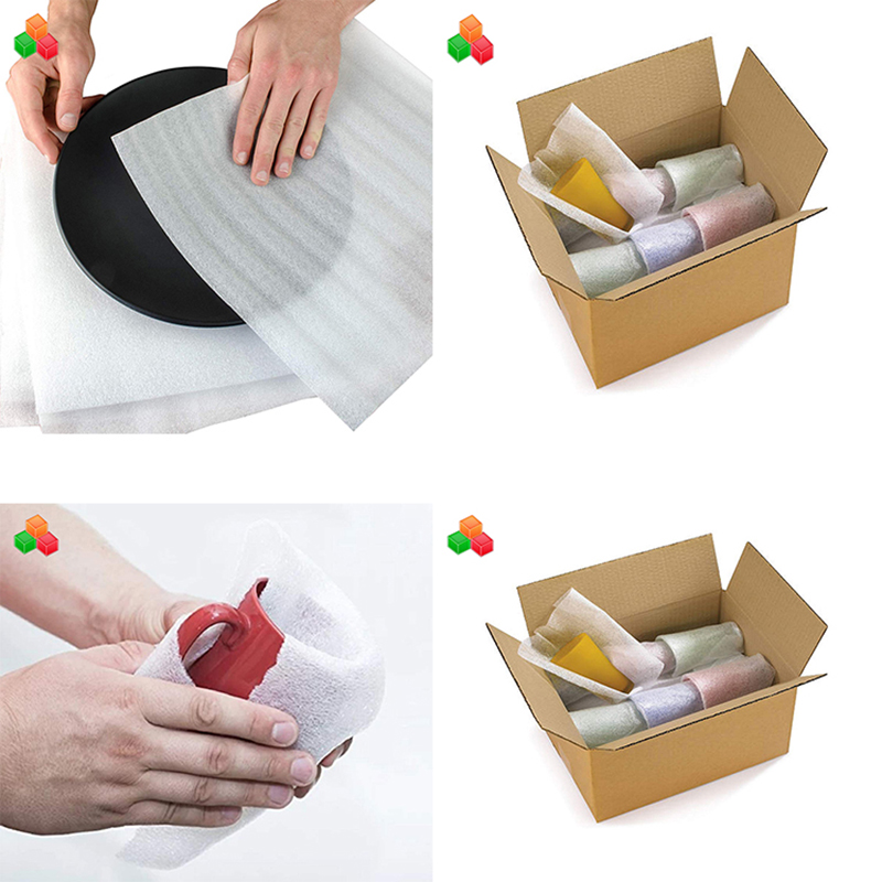 Material de protecție personalizat pentru ambalarea foii de rulouri din spumă EPE din polietilenă expandată moale rezistent la șocuri pentru transportul ambalajelor