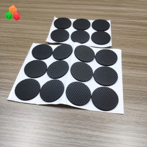 Dongguan proiectat dimensiune auto-adeziv mobilier de cauciuc suport pentru picioare de masă pad de protecție picior eva picior picior picior picior picior picior de scaun cu spumă