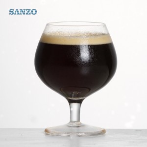 Sanzo Bar Beer Glass Ochelari de bere Mouthblow personalizați Sticla de bere personalizată