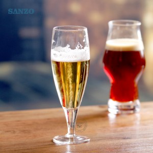 Sanzo Bar Creativă Formă de pânză cu suc și pahar de sticlă cu pahar tăiat personalizat Beer Glass