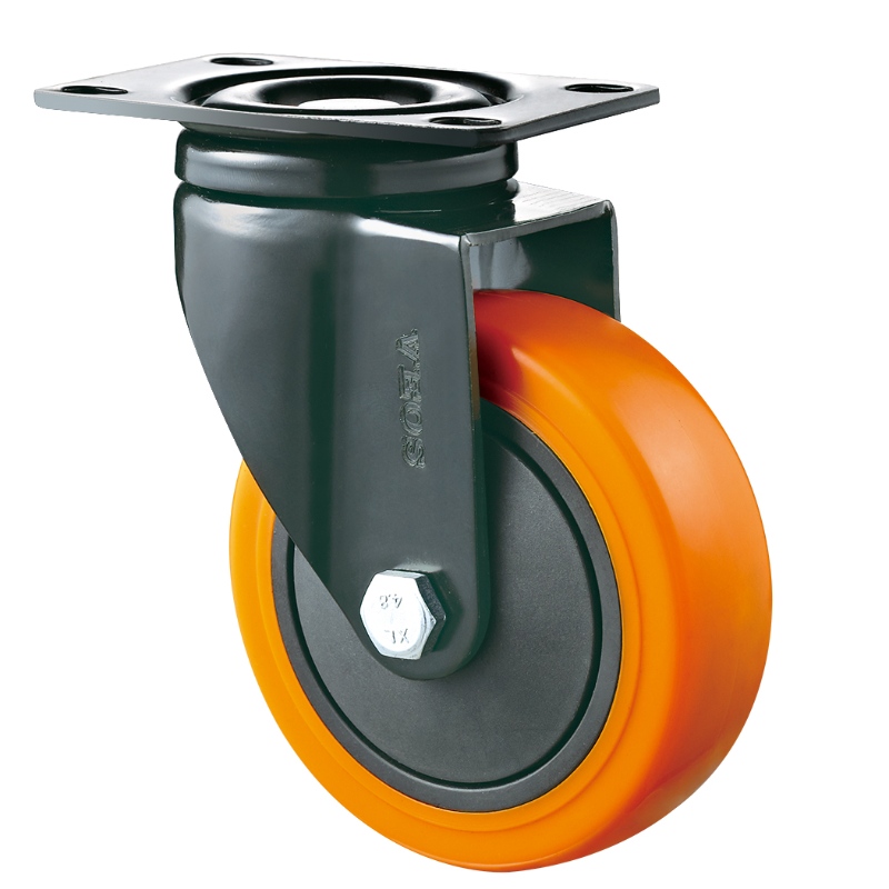 Mediu serviciu - Carcasă cromată cu roată Orange TPE15