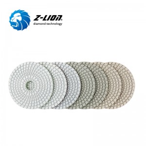 Placi de lustruire cu diamant lipite cu rășină ZL-123CW pentru piatră de cuarț