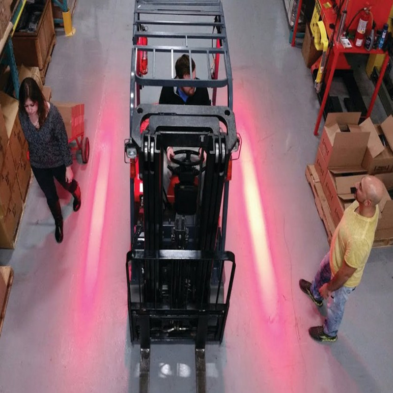 Stacker electric Lampa de siguranță LED Light Zone roșii