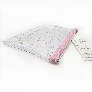 PVC pungă cosmetic ă cu sclipici paillette