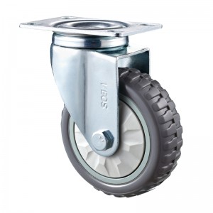 Mediu de lucru - Carcasă placă cromată cu roată Diamand TPE gri