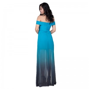 Fustă cu bandaj din șifon, decolorat