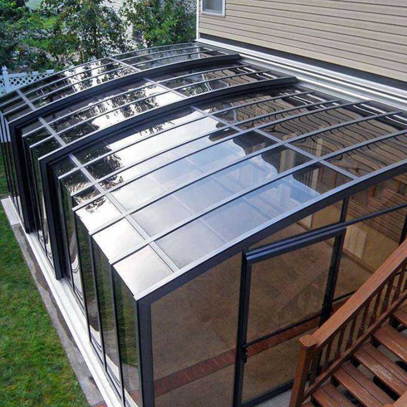 Cameră de soare din aluminiu / grădină de iarnă / casă de sticlă