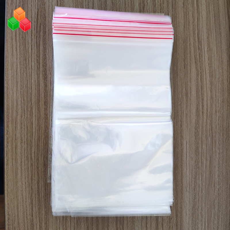 Prețul fabricii dimensiuni de imprimare personalizate reutilizabile sigiliu de presă clară din plastic PE PP sac de ambalare cu fermoar pentru alimente / îmbrăcăminte