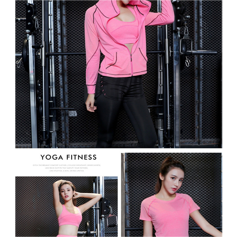 FDMF002- Femei costume de 5 buc bucăți de sport Yoga de alergare pentru sport