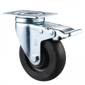 Proces mediu - Carcasă cromată cu roată TPE neagră