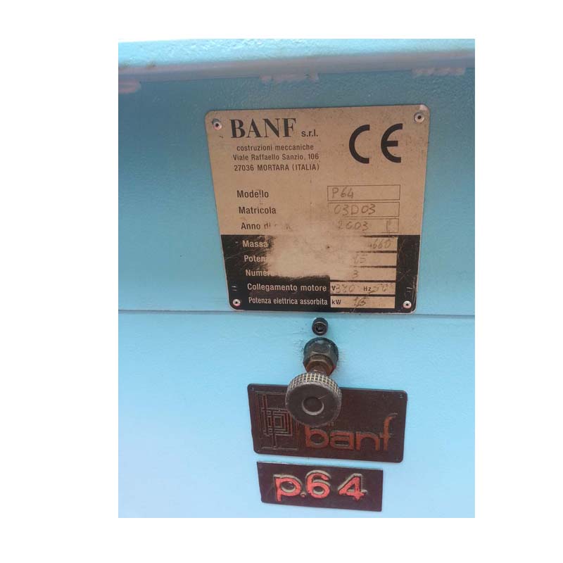 mașină interioară pentru model de presă pentru încălțăminte BANF P64 de ocazie