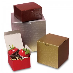 Aligator colorat în relief Tuck Top Box