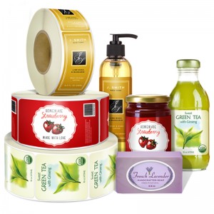 Etichetă autocolantă personalizată pentru produs de imprimare autoadezivă