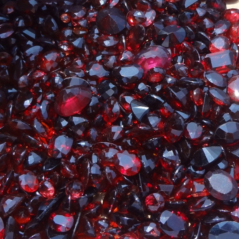 Bijuterii de nunta colier rosu granat pandantiv pentru femei