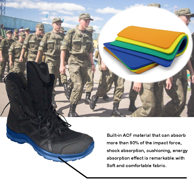 Armate militare Cizme tactice de luptă Gleznă Protecție împotriva impactului Materiale de inserție （ACF）