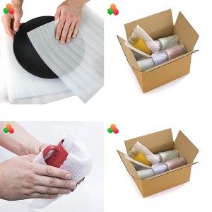 Geantă de spumă antistatică anti-șoc anti-șoc, folie de ambalare din polietilenă expandată