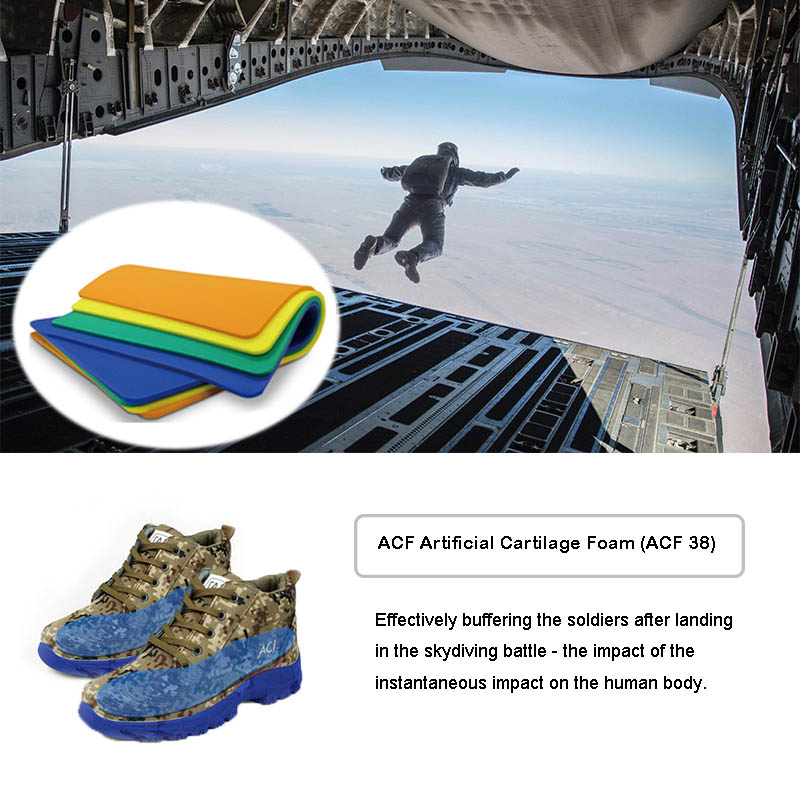 Forțele aeriene Protecția parașutelor Cizme de debarcare Materiale de protecție a pernei （ACF）