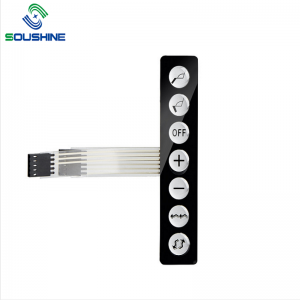 Comutator personalizat OEM cu tastatură cauciucată