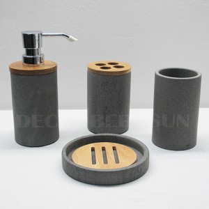 Set accesoriu baie din piatră de nisip