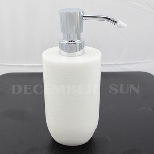 Set de baie din marmură albă pură