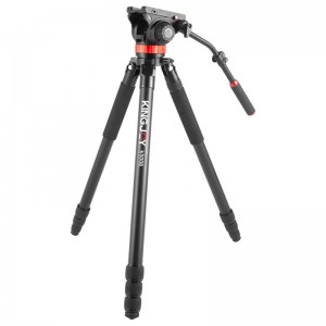 Kingjoy K5008 Video trepied din aluminiu Heavy Duty și fotografie