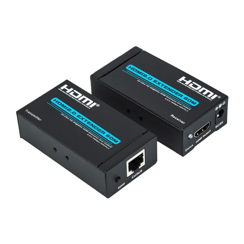 Extensor HDMI V2.0 60m Peste cat5e / 6 suport pentru cablu Ultra HD 4Kx2K @ 60Hz HDCP2.2
