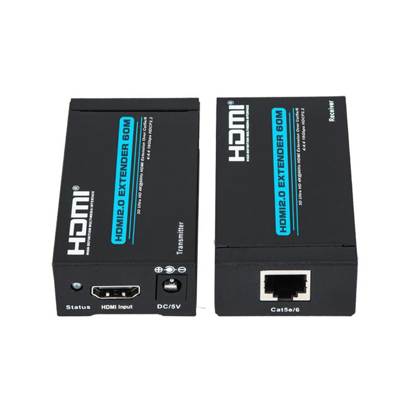 Extensor HDMI V2.0 60m Peste cat5e / 6 suport pentru cablu Ultra HD 4Kx2K @ 60Hz HDCP2.2