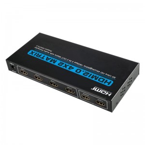 V2.0 HDMI 4x2 Matrix Support Ultra HD 4Kx2K @ 60Hz HDCP2.2 18 Gbps cu Extractor audio
