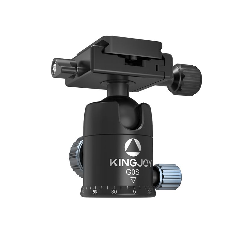 Noul design KINGJOY G0S cap de bilă rotativ la 360 de grade cu placă de eliberare rapidă arca suisse