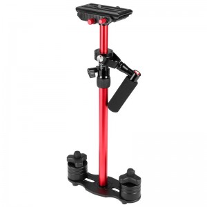 KINGJOY Stabilizator de cameră portabil mini de 600 mm \/ 23,62 inci VS-060 pentru SLR