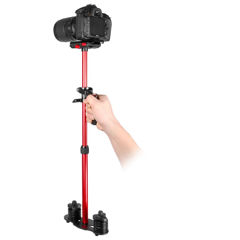 KINGJOY Stabilizator de cameră portabil mini de 600 mm / 23,62 inci VS-060 pentru SLR