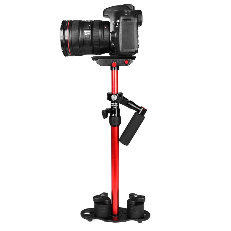 KINGJOY Stabilizator de cameră portabil mini de 600 mm / 23,62 inci VS-060 pentru SLR