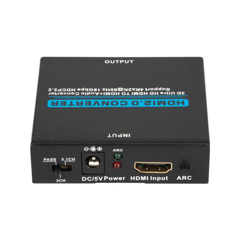 V2.0 HDMI Extractor audio HDMI la HDMI + Convertor audio Suport 3D Ultra HD 4Kx2K @ 60Hz HDCP 2.2 18Gbps