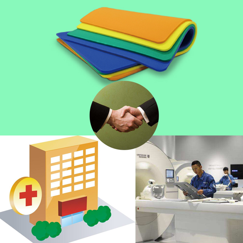 Un material special pentru soluții pentru dispozitive medicale care necesită amortizare. (ACF)