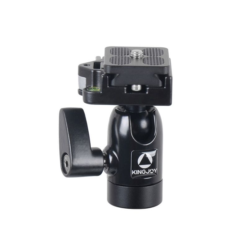 Kingjoy SF046 Seturi de trepied cu rabatabil cu rabatabil pliabil cu 4 secțiuni cu fotografiere cu unghi redus și coloană centrală pot fi utilizate ca monopod