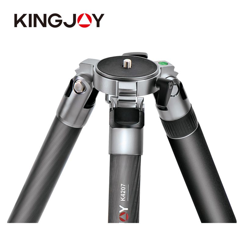 Kingjoy trepied video profesional din fibra flexibila de carbon K4207