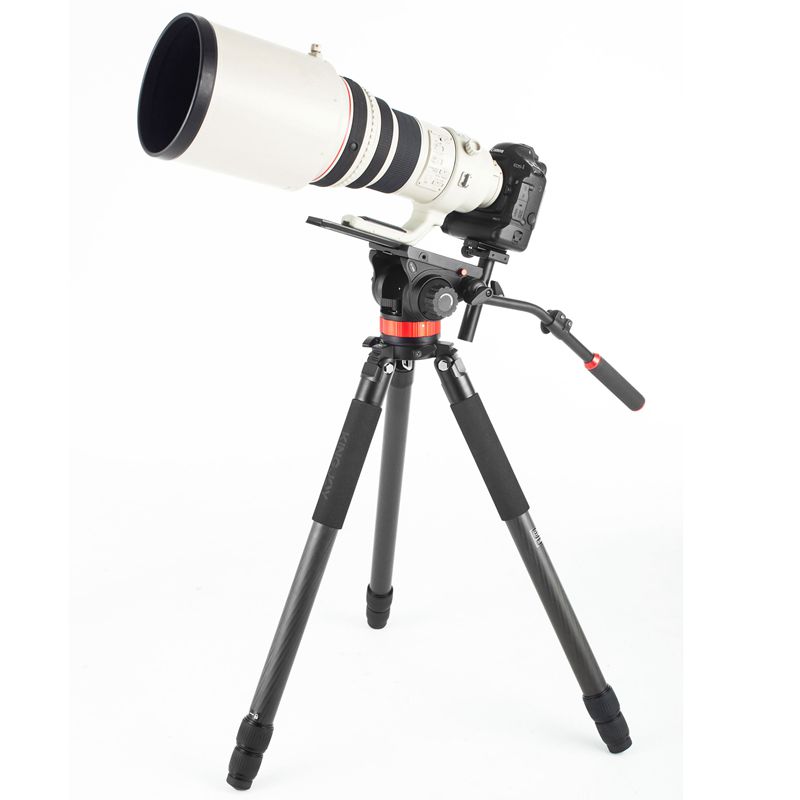 Kingjoy K5207 Trepied video și fotografie foto din fibra de carbon