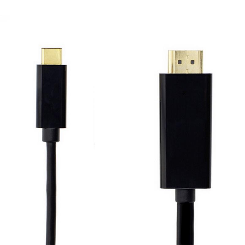 Cablu USB C până la HDMI 6ft (4K @ 60Hz), cablu USB de tip C la HDMI [Thunderbolt 3 compatibil] pentru MacBook Pro 16 '' 2019/2018/2017, MacBook Air / iPad Pro 2019/2018, Surface Book 2, Samsung S10 , și altele