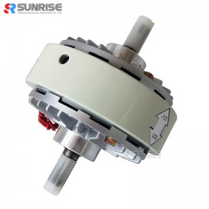 Clutch cu pulbere magnetică cu arbore dublu de înaltă calitate pentru mașină de ambalat seria PC