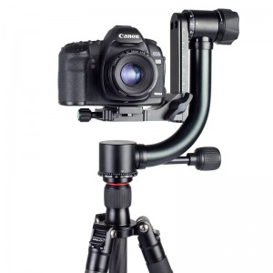 KINGJOY cap de trepied pentru camera foto din gimbal din aluminiu grele KH-6900 pentru camera cu lentile lungi