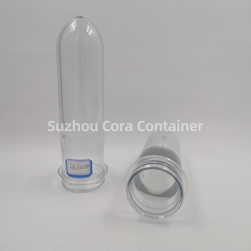 39mm 110g Dimensiune gât 46mm Plasitc Pet Preformă pentru ulei pentru băuturi cu apă
