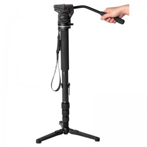 Monopod extensibil Kingjoy din aluminiu cu mini trepied
